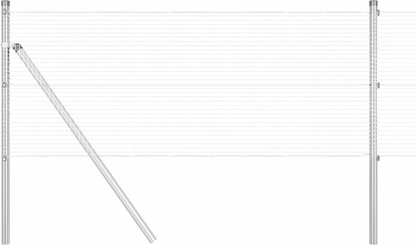 VidaXL Zemní upevnění svařované drátěné ploty [3351568] Barva: Zelená, Velikost plotu: 10 x 1,6 m (síť 1,2 x 1,2 cm)