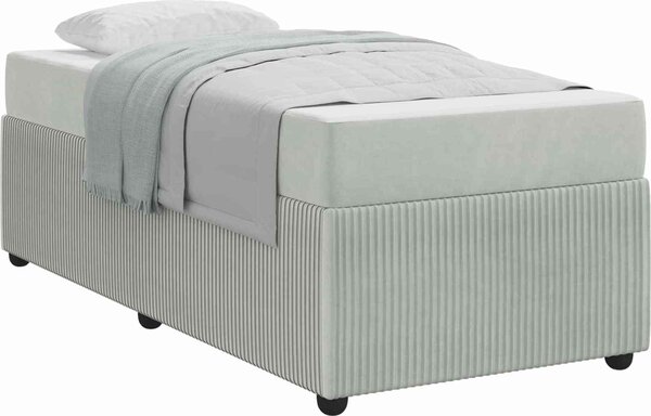 VidaXL Rám postele textil [3398321] Barva: Černá, Velikost: 90 x 200 cm