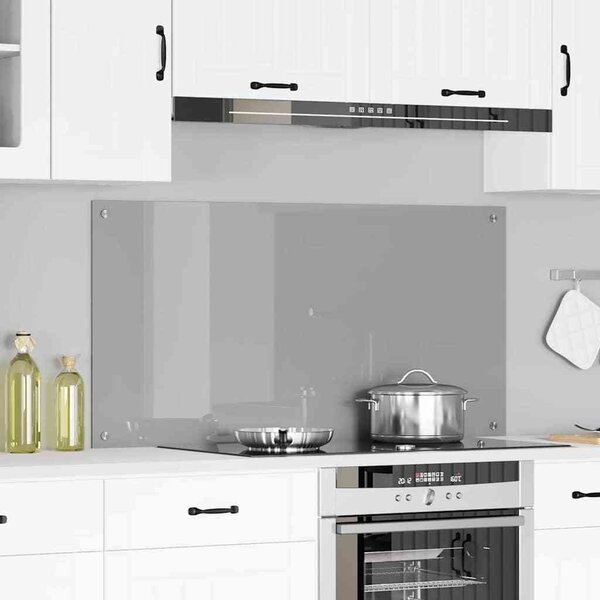 VidaXL Kuchyňský panel tvrzené sklo [249480] Barva: transparentní, Velikost: 80 x 40 x 0,6 cm
