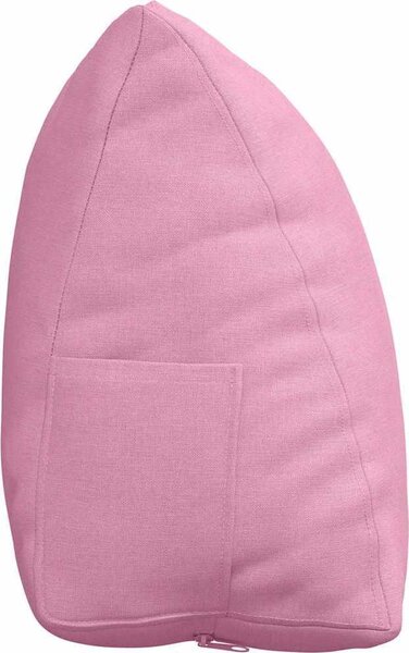 VidaXL Polštář na záda textil [42015017] Barva: Černá, Velikost: 60 x 50 x 20 cm