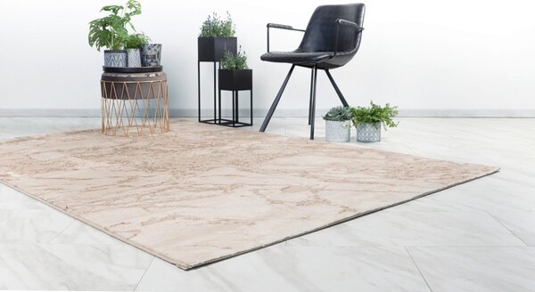 KOBEREC TKANÝ NA PLOCHO, 80/150 cm béžová Kayoom - Online Only koberce & rohožky, Online Only