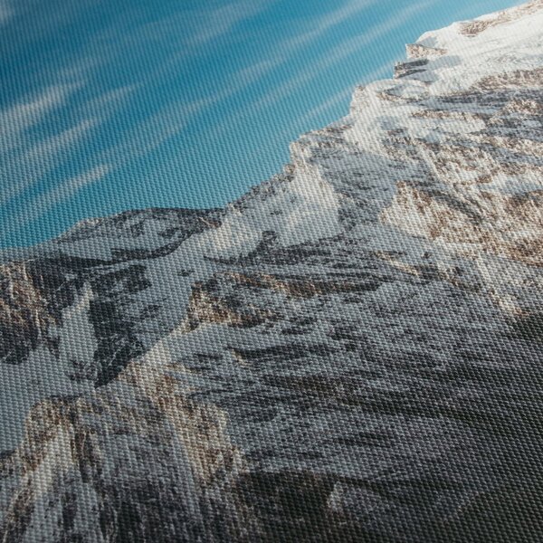 Obraz zasněžených vrcholků, Fiordland (210x100 cm)