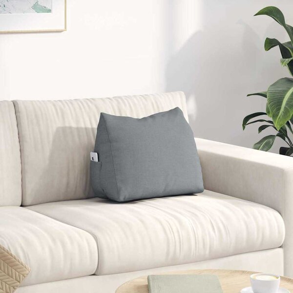 VidaXL Polštář na záda textil [42015017] Barva: Černá, Velikost: 60 x 50 x 20 cm