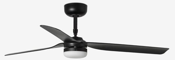 PUNT M LED, černá, stropní ventilátor s DC motorem - FARO