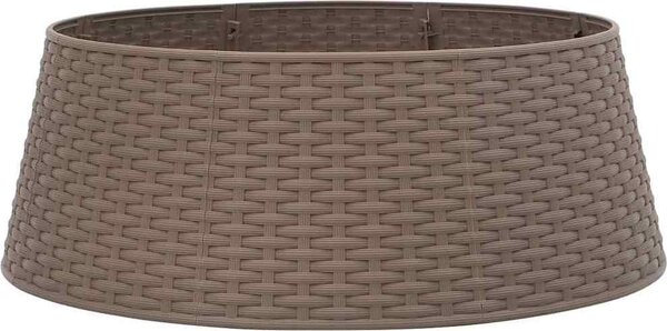 VidaXL Kryt na stojan vánočního stromku Ø plast [4019955] Barva: Bílá, Velikost: 56 x 23 cm