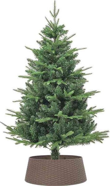 VidaXL Kryt na stojan vánočního stromku Ø plast [4019955] Barva: Bílá, Velikost: 56 x 23 cm