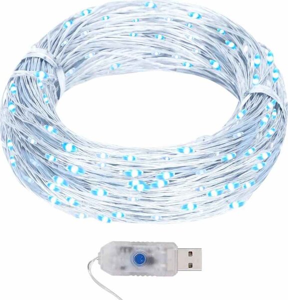 VidaXL Světelný LED řetěz s 300 LED diodami [330054] Barva: Studená bílá, Velikost: 30 m