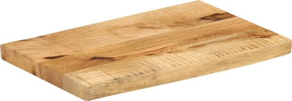 VidaXL Stolní deska živá hrana hrubé mangovníkové dřevo [370318] Barva: Přírodní, Velikost: 70 x 40 x 2.5 cm