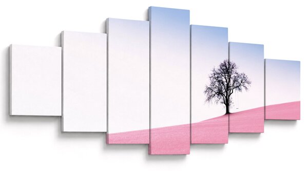 Obraz - Růžový sen (210x100 cm)