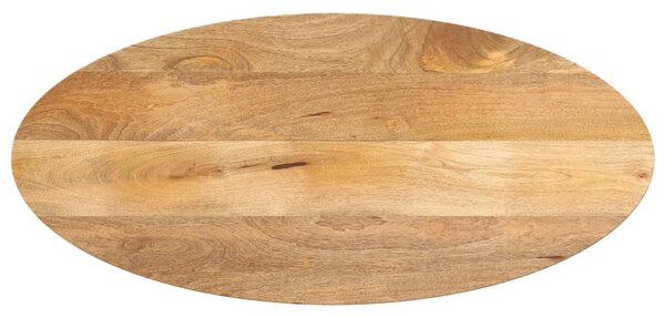VidaXL Stolní deska oválná masivní, 38 mm [370835] Barva: Akáciové dřevo (přírodní), Velikost: 100 x 50 cm