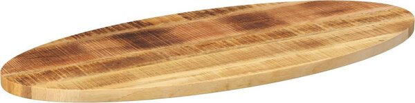 VidaXL Stolní deska oválná masivní, 38 mm [370835] Barva: Akáciové dřevo (přírodní), Velikost: 100 x 50 cm