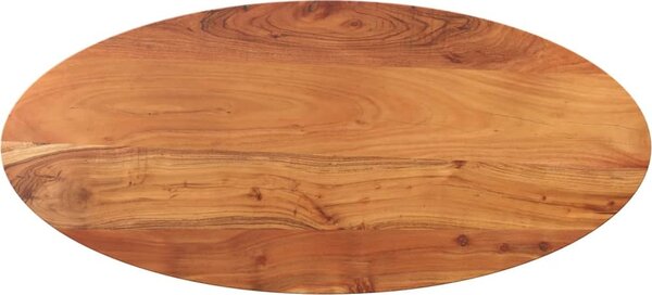 VidaXL Stolní deska oválná masivní, 38 mm [370835] Barva: Akáciové dřevo (přírodní), Velikost: 100 x 50 cm
