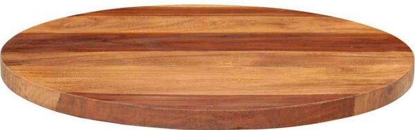 VidaXL Stolní deska masivní akáciové dřevo kulatá 25–27 mm [285973] Velikost: 70 cm 25-27 mm