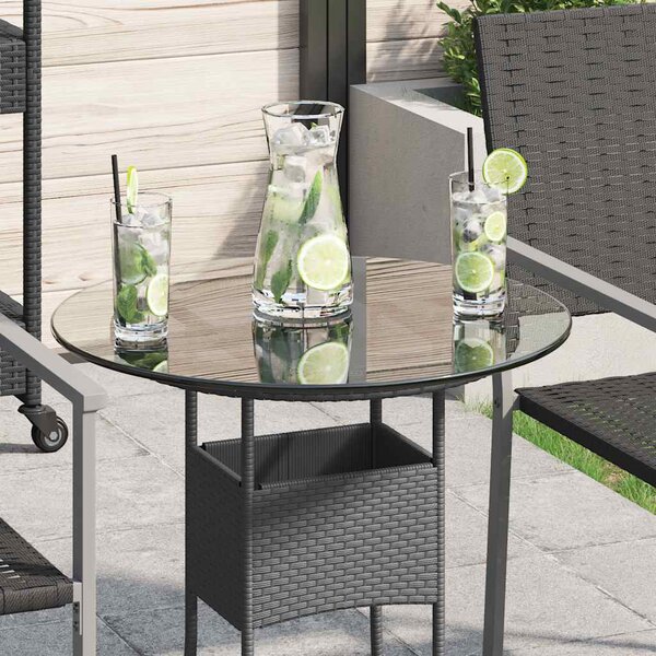 VidaXL Stolní deska tvrzené sklo mramorový design [244621] Barva: Černobílý, Velikost: 120 x 65 cm