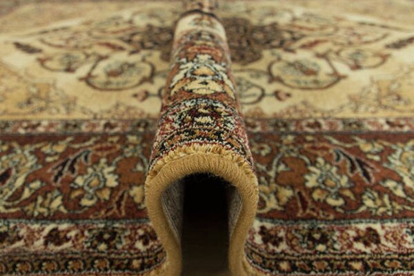 Koberec Isfahan Leyla jantar hnědý/béžový