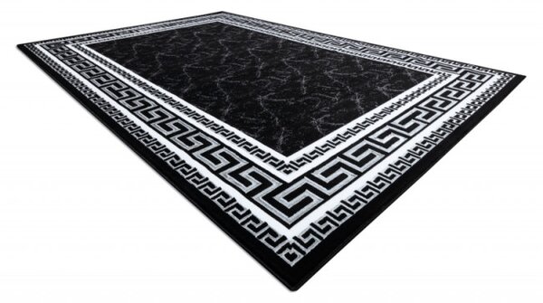 Koberec GLOSS 2813 87 styl, greek - černý, šedý