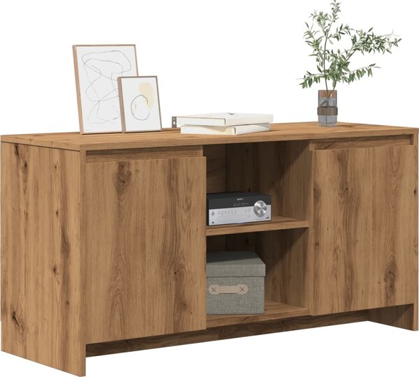 VidaXL TV skříňka 102 x 37,5 x 52,5 cm kompozitní dřevo [862707] Barva: Bílá