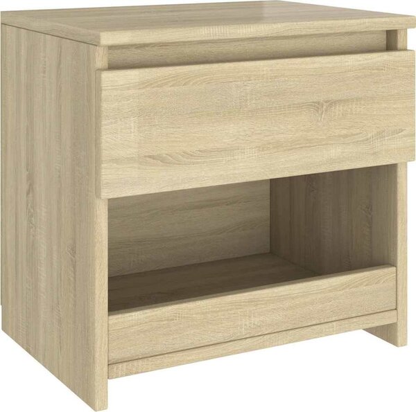 VidaXL Noční stolky 2 ks 40 x 30 x 39 cm kompozitní dřevo [803460] Barva: Černá