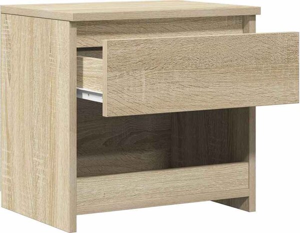 VidaXL Noční stolky 2 ks 40 x 30 x 39 cm kompozitní dřevo [803460] Barva: Černá
