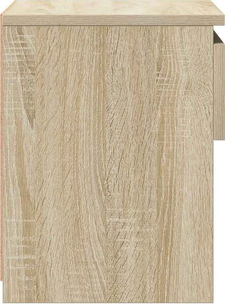 VidaXL Noční stolky 2 ks 40 x 30 x 39 cm kompozitní dřevo [803460] Barva: Černá