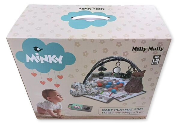 Hrací podložka pro děti Minky 5v1