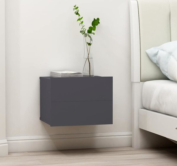 VidaXL Noční stolky 2 ks 40 x 30 x 30 cm kompozitní dřevo [801060] Barva: Bílá