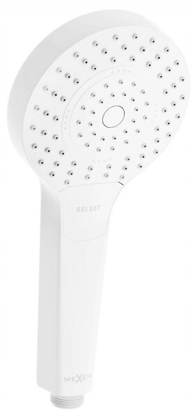 Mexen příslušenství - ruční sprchový set Oval R-05, 3-funkce, bílá, 785056052-20