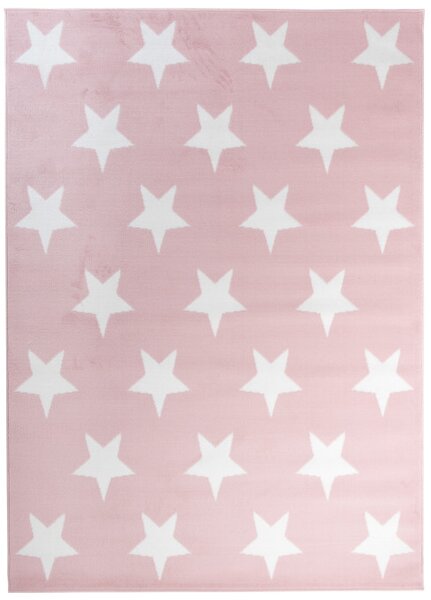 Dětský koberec PINKY L896A Stars růžový