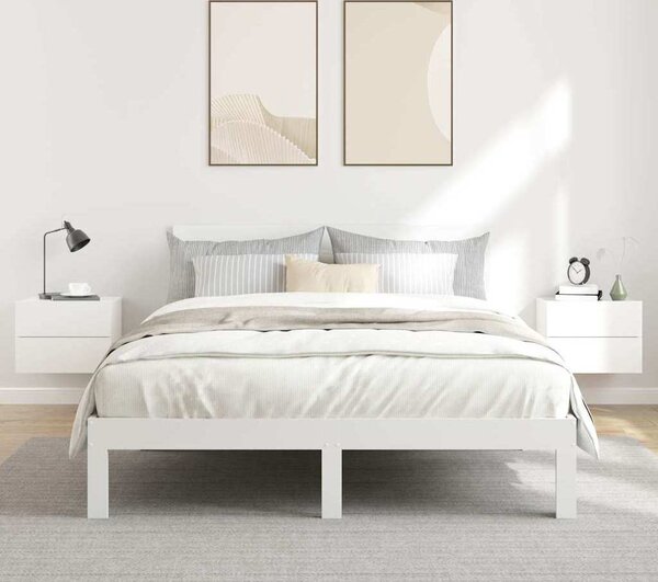 VidaXL Noční stolky 2 ks 40 x 30 x 30 cm kompozitní dřevo [801060] Barva: Bílá