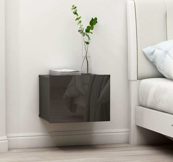 VidaXL Noční stolky 2 ks 40 x 30 x 30 cm kompozitní dřevo [801060] Barva: Bílá
