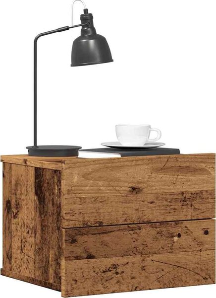 VidaXL Noční stolky 2 ks 40 x 30 x 30 cm kompozitní dřevo [801060] Barva: Bílá