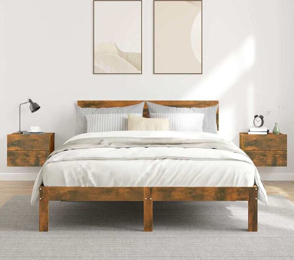 VidaXL Noční stolky 2 ks 40 x 30 x 30 cm kompozitní dřevo [801060] Barva: Bílá
