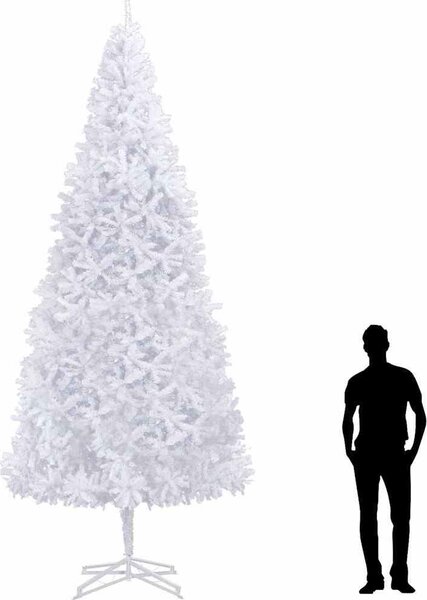 VidaXL Umělý vánoční stromek, materiál PVC strom + ocelový stojan [284292] Barva: Zelená, Velikost: 300 x 155 cm