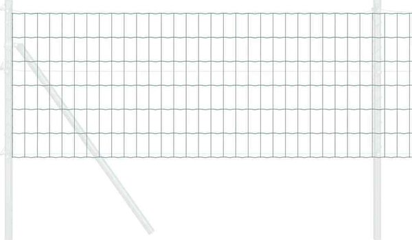 VidaXL Euro plot ocel [42004347] Barva: Zelená, Velikost: 10 x 1,2 m, Velikost mřížky: 100 x 100 mm