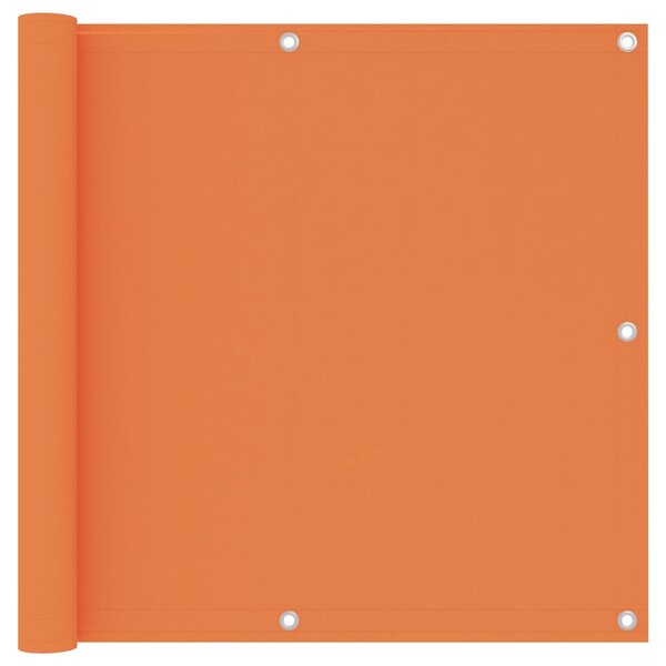 Balkónová zástěna oranžová 90 x 500 cm oxfordská látka