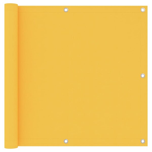 Balkónová zástěna žlutá 90 x 500 cm oxfordská látka