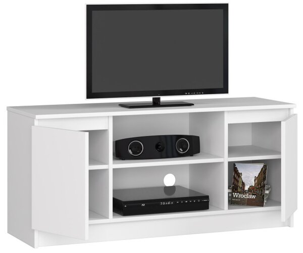 Stolek pod TV RTV 120 2D 1P bílý
