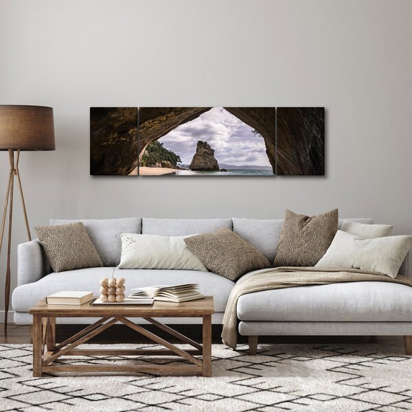 Obraz z jeskyně, Nový Zéland (170x50 cm)