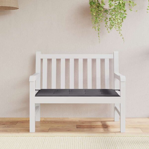 VidaXL Poduška na zahradní lavici oxfordská látka [361141] Barva: Modro-bílá, Velikost: 200 x 50 x 3 cm