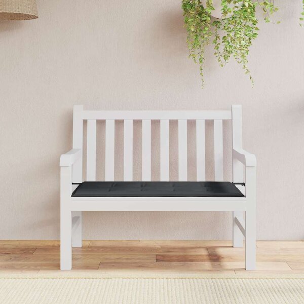 VidaXL Poduška na zahradní lavici oxfordská látka [361141] Barva: Modro-bílá, Velikost: 200 x 50 x 3 cm