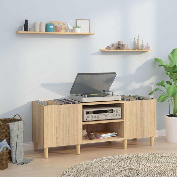 VidaXL Skříňka na LP desky kompozitní dřevo [881473] Barva: dub artisan, Velikost: 84,5 x 38 x 48 cm
