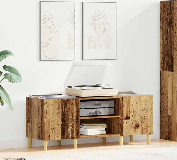 VidaXL Skříňka na LP desky kompozitní dřevo [881473] Barva: dub artisan, Velikost: 84,5 x 38 x 48 cm