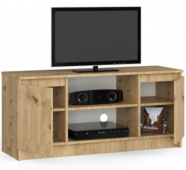 Stolek pod TV RTV 120 2D 1P dub artisan