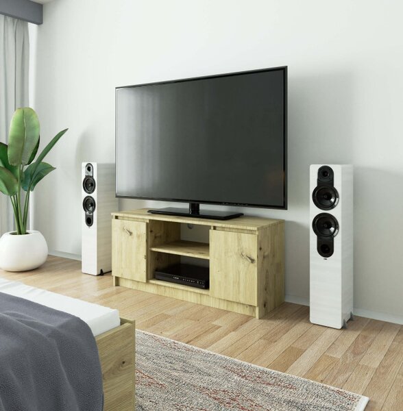 Stolek pod TV RTV 120 2D 1P dub artisan
