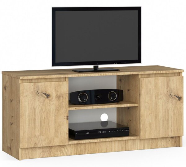 Stolek pod TV RTV 120 2D 1P dub artisan
