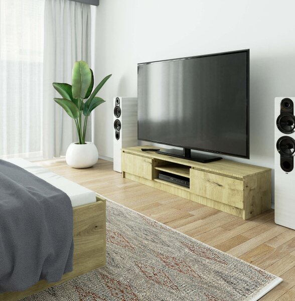 Stolek pod TV RTV K 160 CLP dub artisan