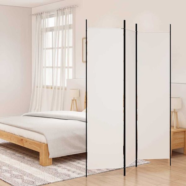 VidaXL 6-panelový dělící paravan Textil [42039207] Barva: Hnědá, Velikost: 250 x 200 cm