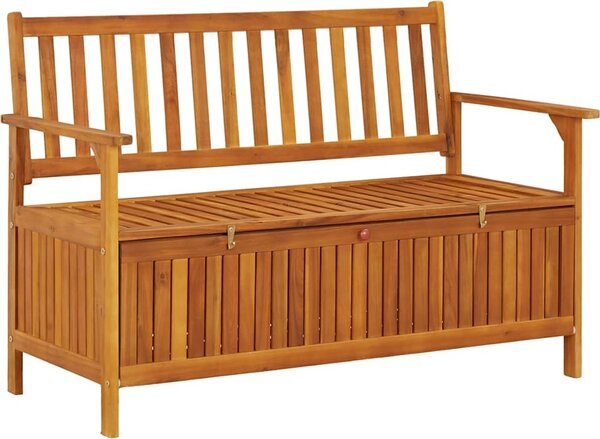 VidaXL Úložná lavice 2 -Seater Masivní akácie [42026791] Barva: Hnědá, Velikost: 170 x 63 x 84 cm