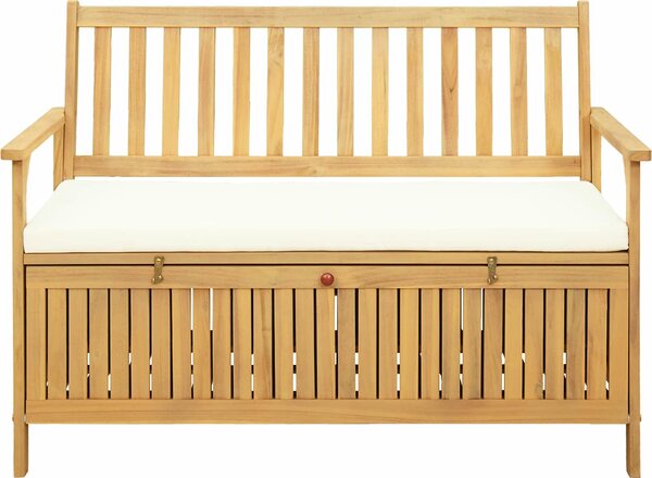 VidaXL Úložná lavice 2 -Seater Masivní akácie [42026791] Barva: Hnědá, Velikost: 170 x 63 x 84 cm