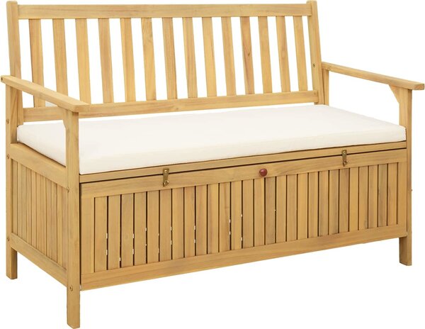 VidaXL Úložná lavice 2 -Seater Masivní akácie [42026791] Barva: Hnědá, Velikost: 170 x 63 x 84 cm